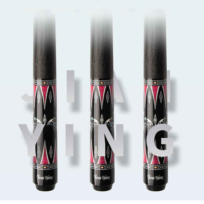 2026 new design billiard cue. Inlaying technique carbon fiber 1/2 billiard cue comes with a cue box and accessories. It features a 58-inch, 11.8mm cue tip Comes with cue case + leather tip + gloves + towel + chalk