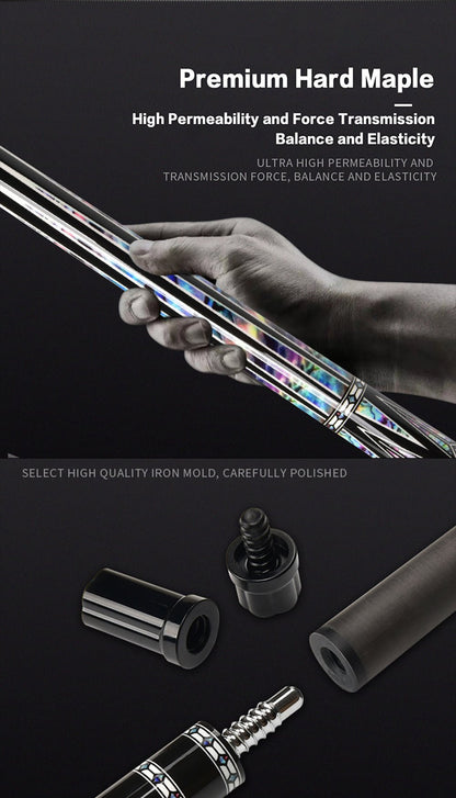 2026 new design billiard cue. Inlaying technique carbon fiber 1/2 billiard cue comes with a cue box and accessories. It features a 58 - inch, 11.8mm cue tip Comes with cue case + leather tip + gloves + towel + chalk - JIAN YING Cues2026 new design billiard cue. Inlaying technique carbon fiber 1/2 billiard cue comes with a cue box and accessories. It features a 58 - inch, 11.8mm cue tip Comes with cue case + leather tip + gloves + towel + chalk球杆JIAN YING
