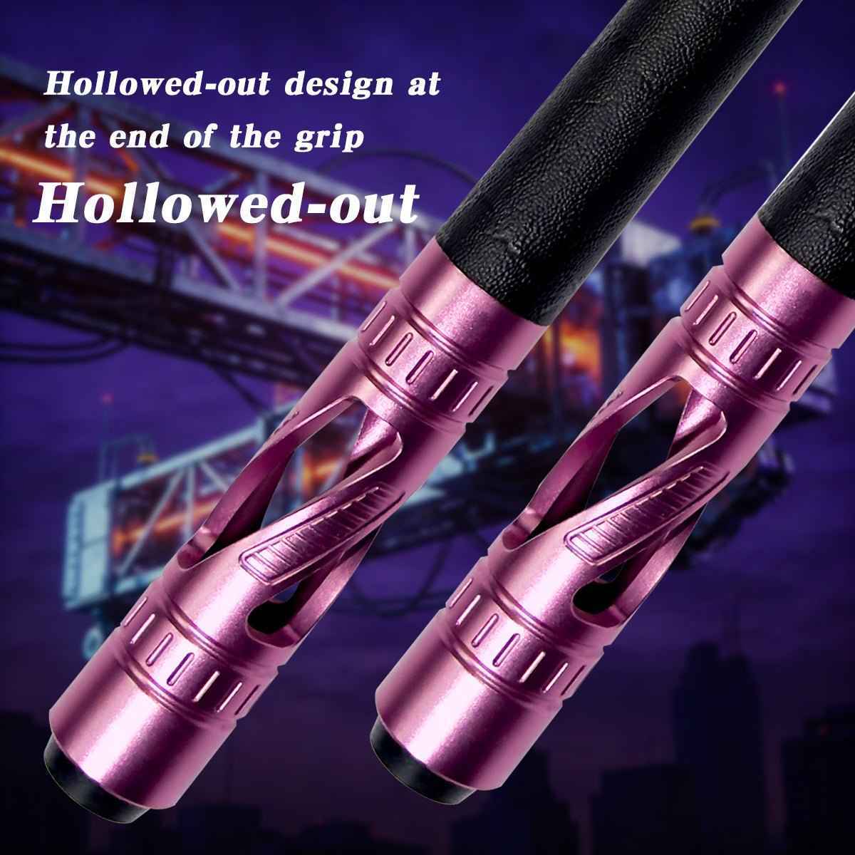 JIANYING YFEN High-Grade Metal Carbon Fiber Pool Cue Stick Set-11.8mm/12.5mm Tip,Top-Quality Carbon Fiber Billiard Stick with Free Accessories（副本）