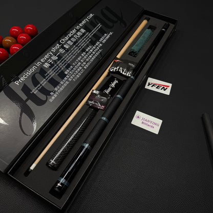 JIAN YING YFEN Carbon Fiber Pool Cue Sticks - Premium Ebony and Cocoa, Square - Core Maple Structure Biilliards Set - JIAN YING CuesJIAN YING YFEN Carbon Fiber Pool Cue Sticks - Premium Ebony and Cocoa, Square - Core Maple Structure Biilliards Set球杆JIAN YING