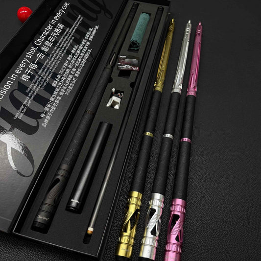Jianying Metal Pool Cue Carbon Fiber Pool Cue Set | T700 Carbon fiber shaft 3/8*8 Joint + Full Kit（副本）