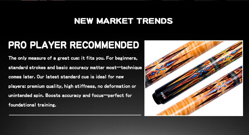 PA08 - 1/2 Blackball Pool Cue – 12.5MM Tip Hard Maple Billiard Stick with Cushioned Grip - JIAN YING CuesPA08 - 1/2 Blackball Pool Cue – 12.5MM Tip Hard Maple Billiard Stick with Cushioned Grip球杆JIAN YING
