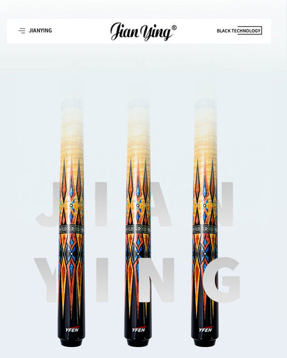 PA08 - 1/2 Blackball Pool Cue – 12.5MM Tip Hard Maple Billiard Stick with Cushioned Grip - JIAN YING CuesPA08 - 1/2 Blackball Pool Cue – 12.5MM Tip Hard Maple Billiard Stick with Cushioned Grip球杆JIAN YING