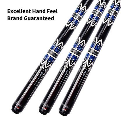 PA08 - 1/2 Blackball Pool Cue – 12.5MM Tip Hard Maple Billiard Stick with Cushioned Grip - JIAN YING CuesPA08 - 1/2 Blackball Pool Cue – 12.5MM Tip Hard Maple Billiard Stick with Cushioned Grip球杆JIAN YING