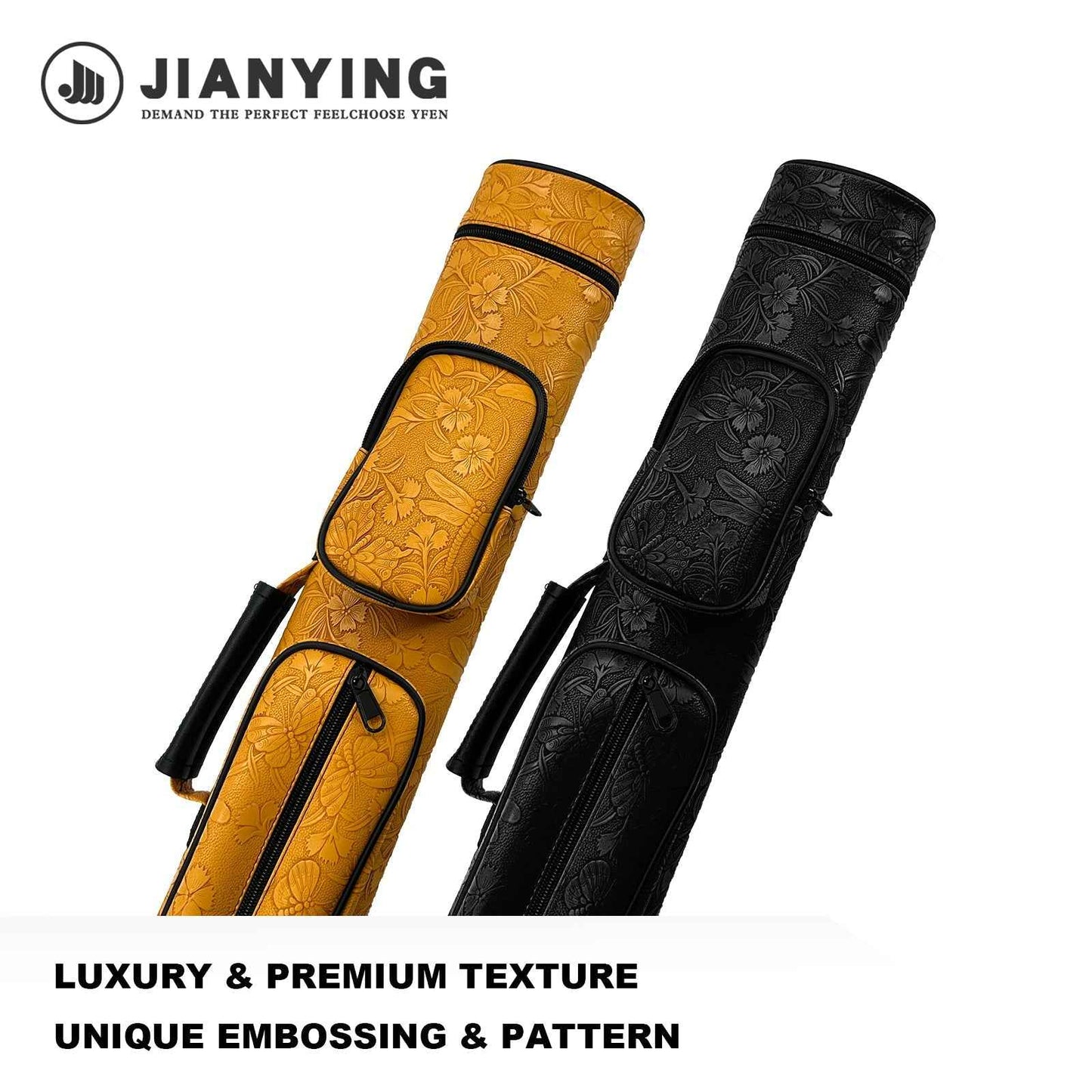 🔥 SHOWSTOPPER ALERT! JIANYING Embossed PU Pool Cue Case – Turn the Billiard Hall Into Your Personal Runway!