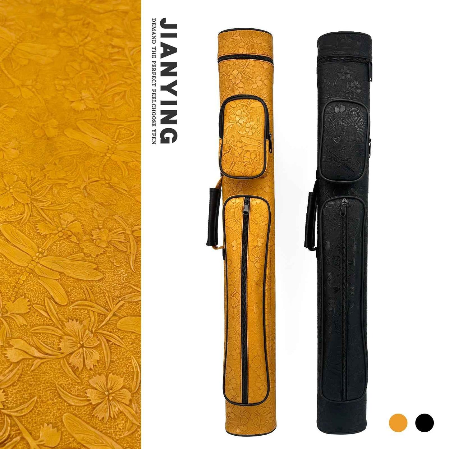 🔥 SHOWSTOPPER ALERT! JIANYING Embossed PU Pool Cue Case – Turn the Billiard Hall Into Your Personal Runway!