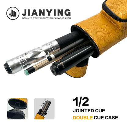 🔥 SHOWSTOPPER ALERT! JIANYING Embossed PU Pool Cue Case – Turn the Billiard Hall Into Your Personal Runway!