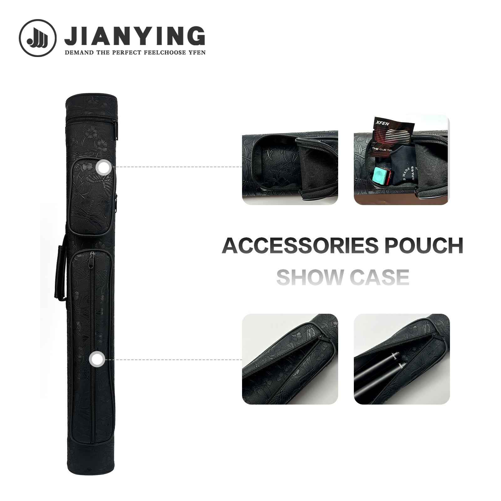 🔥 SHOWSTOPPER ALERT! JIANYING Embossed PU Pool Cue Case – Turn the Billiard Hall Into Your Personal Runway!