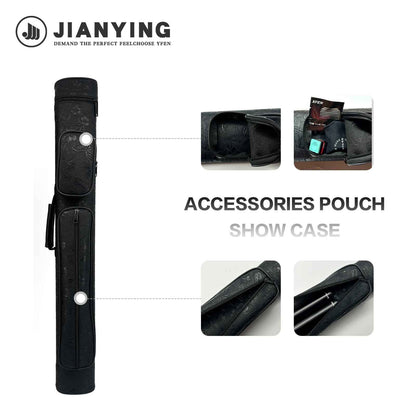 🔥 SHOWSTOPPER ALERT! JIANYING Embossed PU Pool Cue Case – Turn the Billiard Hall Into Your Personal Runway!