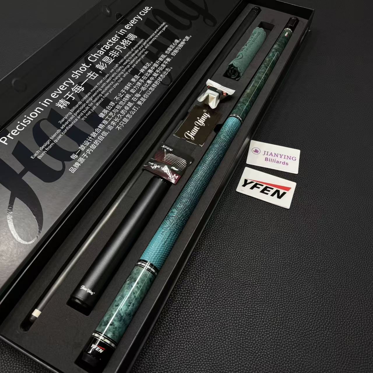 YFEN Professional Carbon Fiber Billiard Cue Stick 1/2 Joint Pool Cue Complete Set with Extension free shipping - JIAN YING CuesYFEN Professional Carbon Fiber Billiard Cue Stick 1/2 Joint Pool Cue Complete Set with Extension free shipping球杆JIAN YING Cues